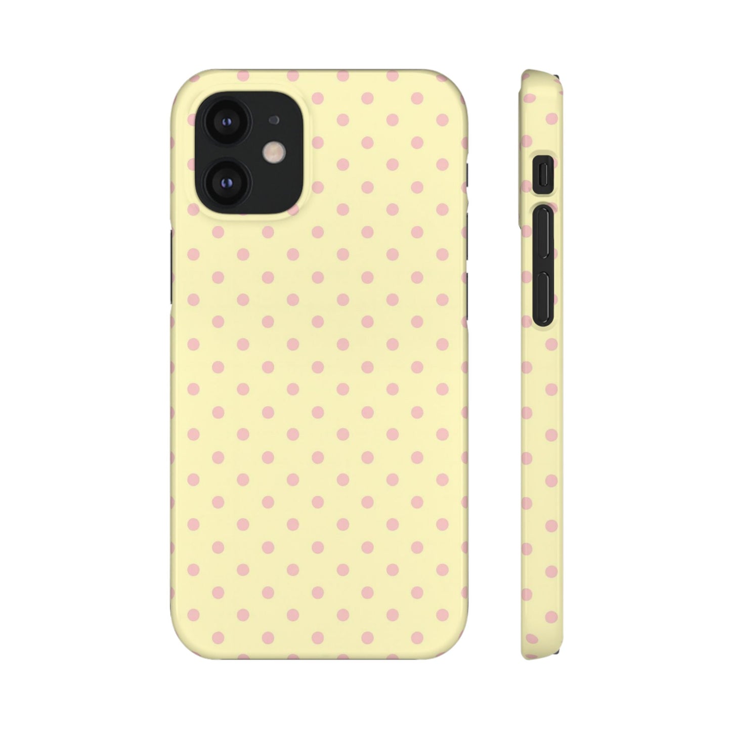 Yellow-Pink Polka Dot Phone Case