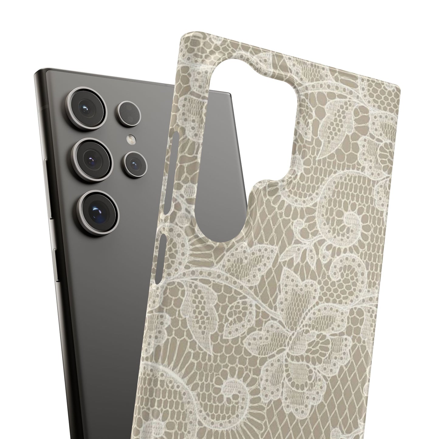 White Lace Phone Case