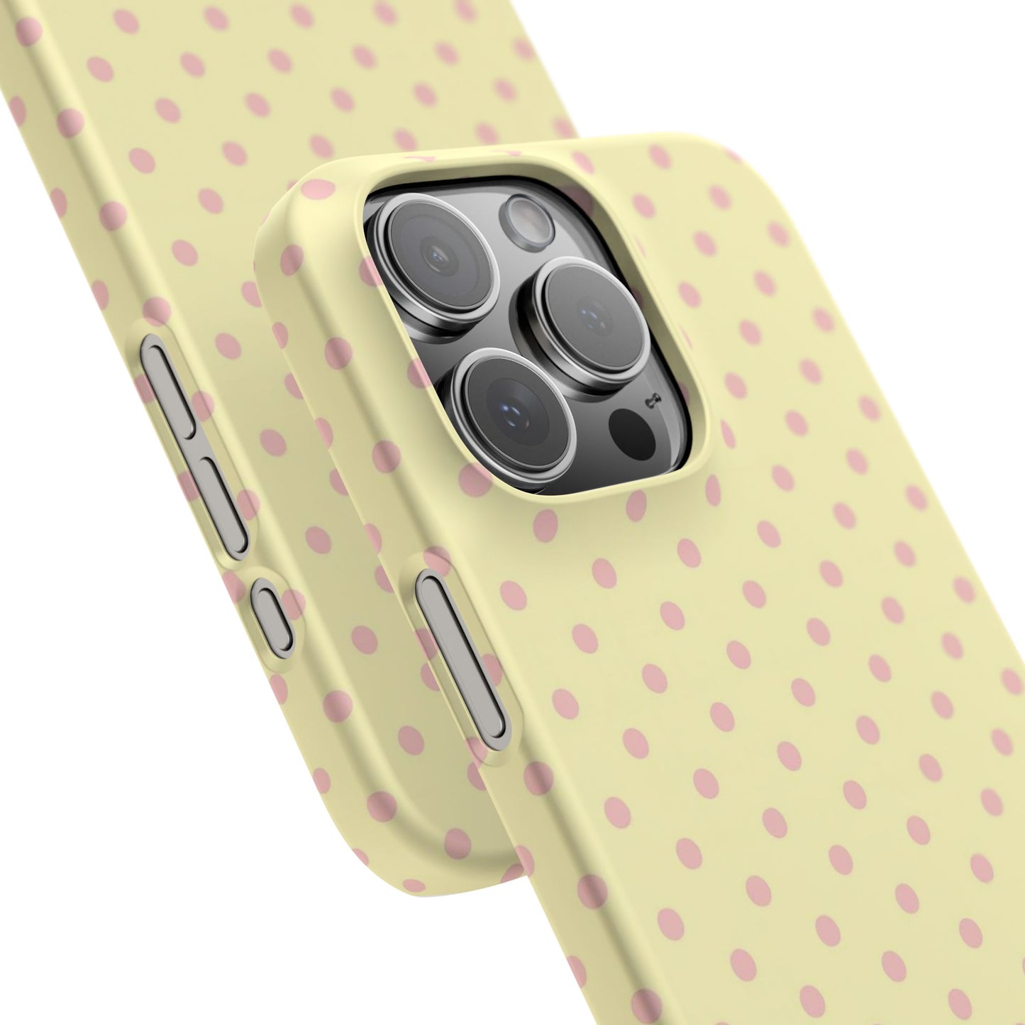 Yellow-Pink Polka Dot Phone Case