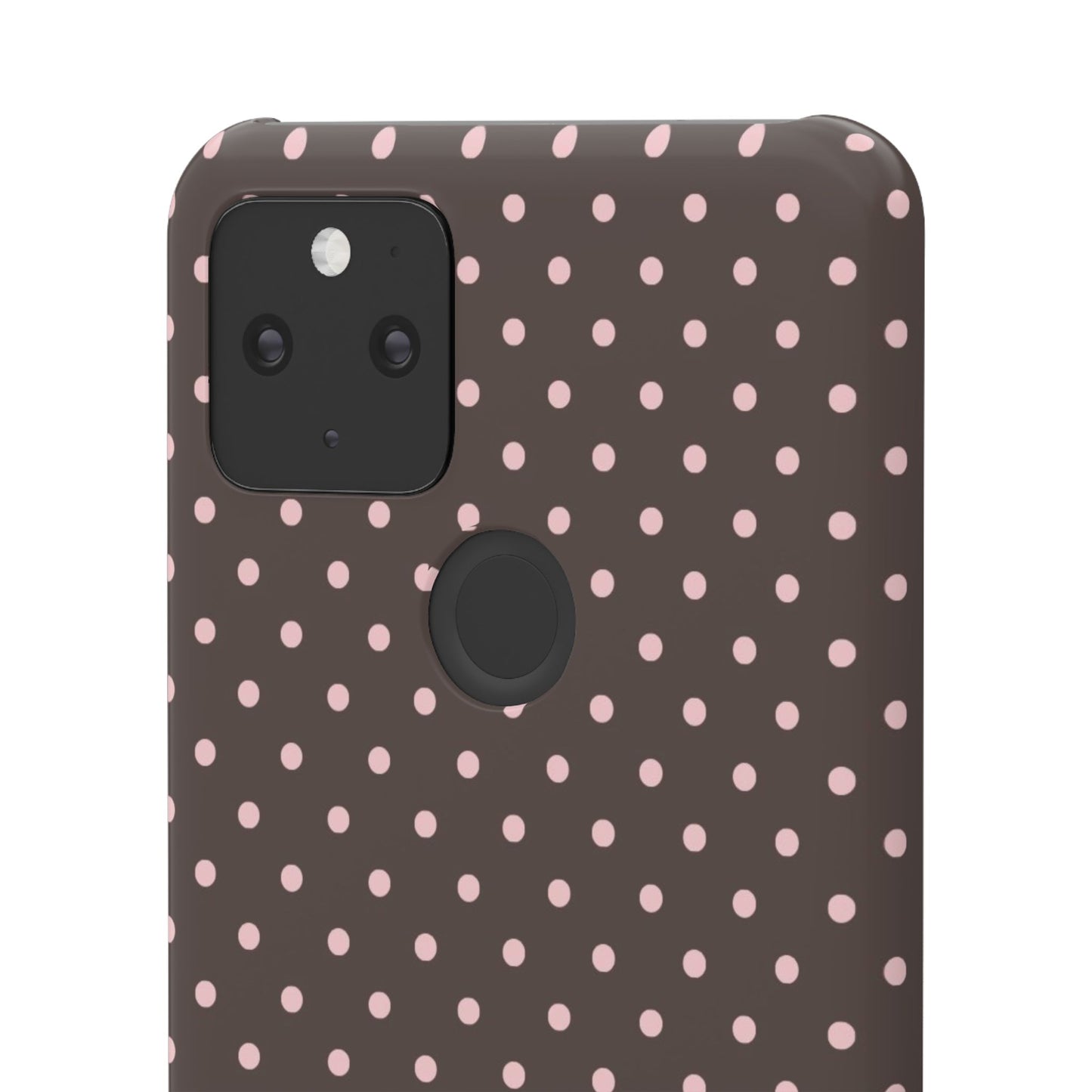 Pink-Brown Polka Dot Phone Case