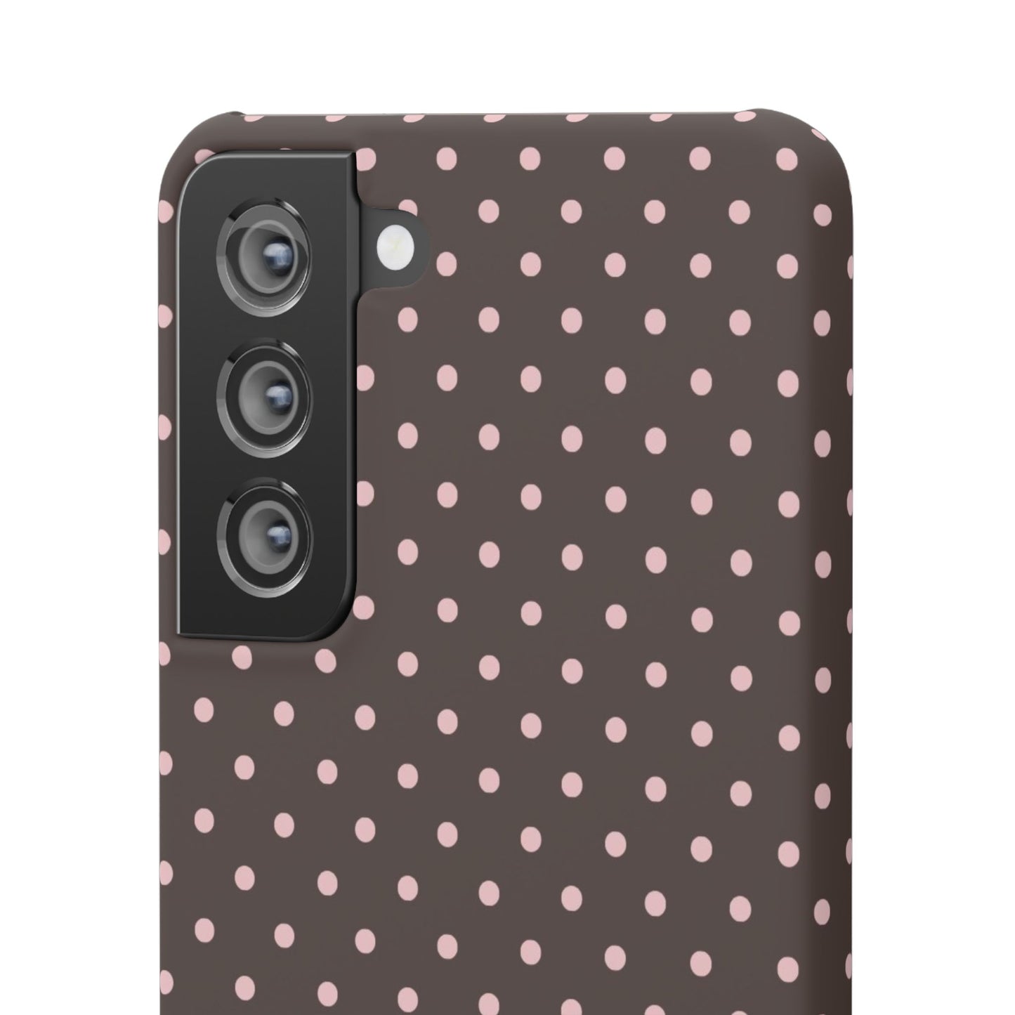 Pink-Brown Polka Dot Phone Case