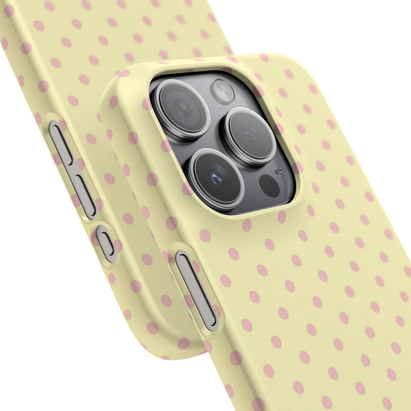Yellow-Pink Polka Dot Phone Case