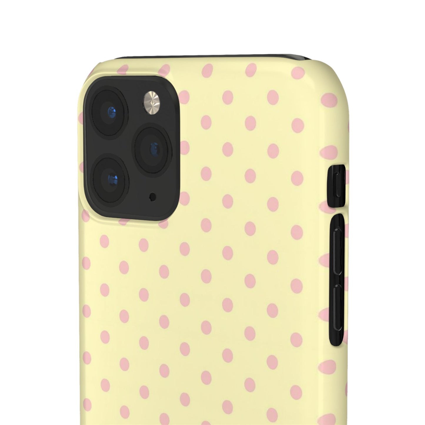 Yellow-Pink Polka Dot Phone Case