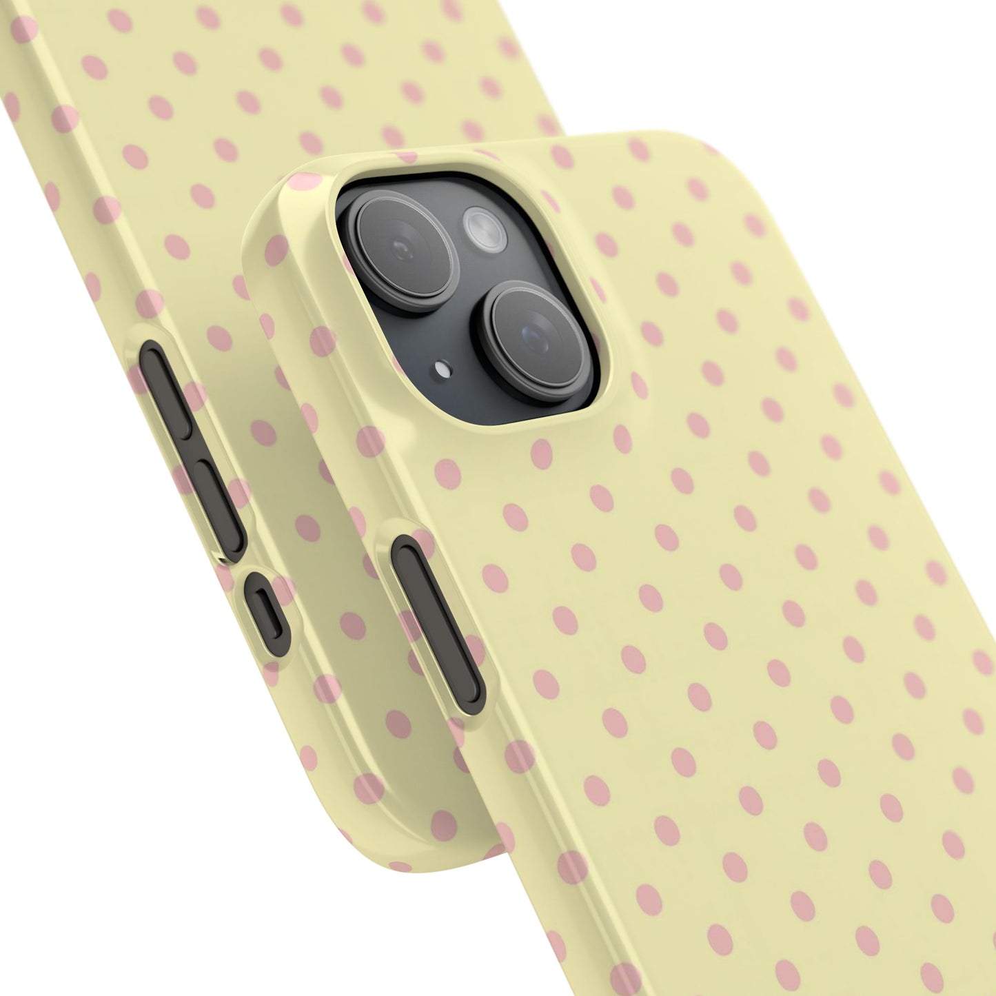 Yellow-Pink Polka Dot Phone Case