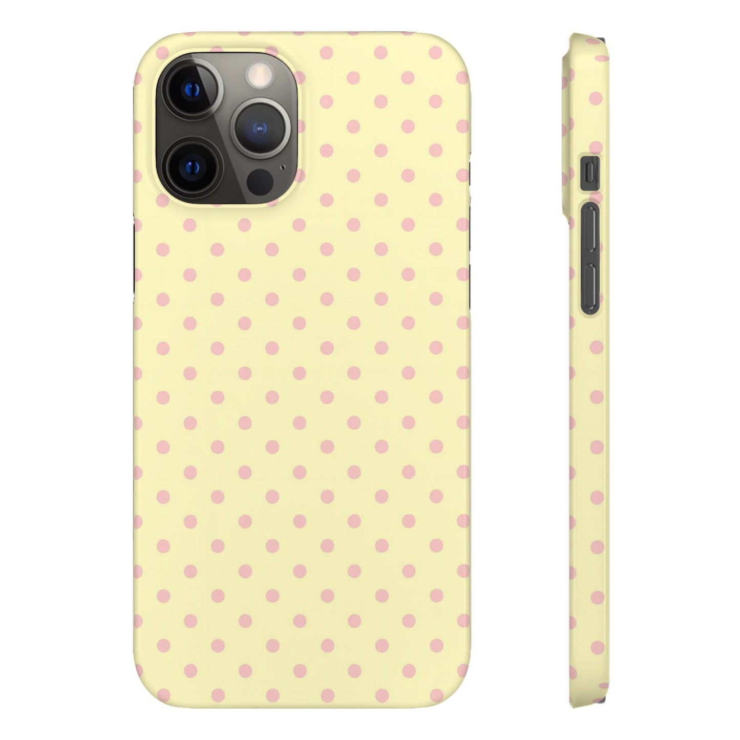 Yellow-Pink Polka Dot Phone Case