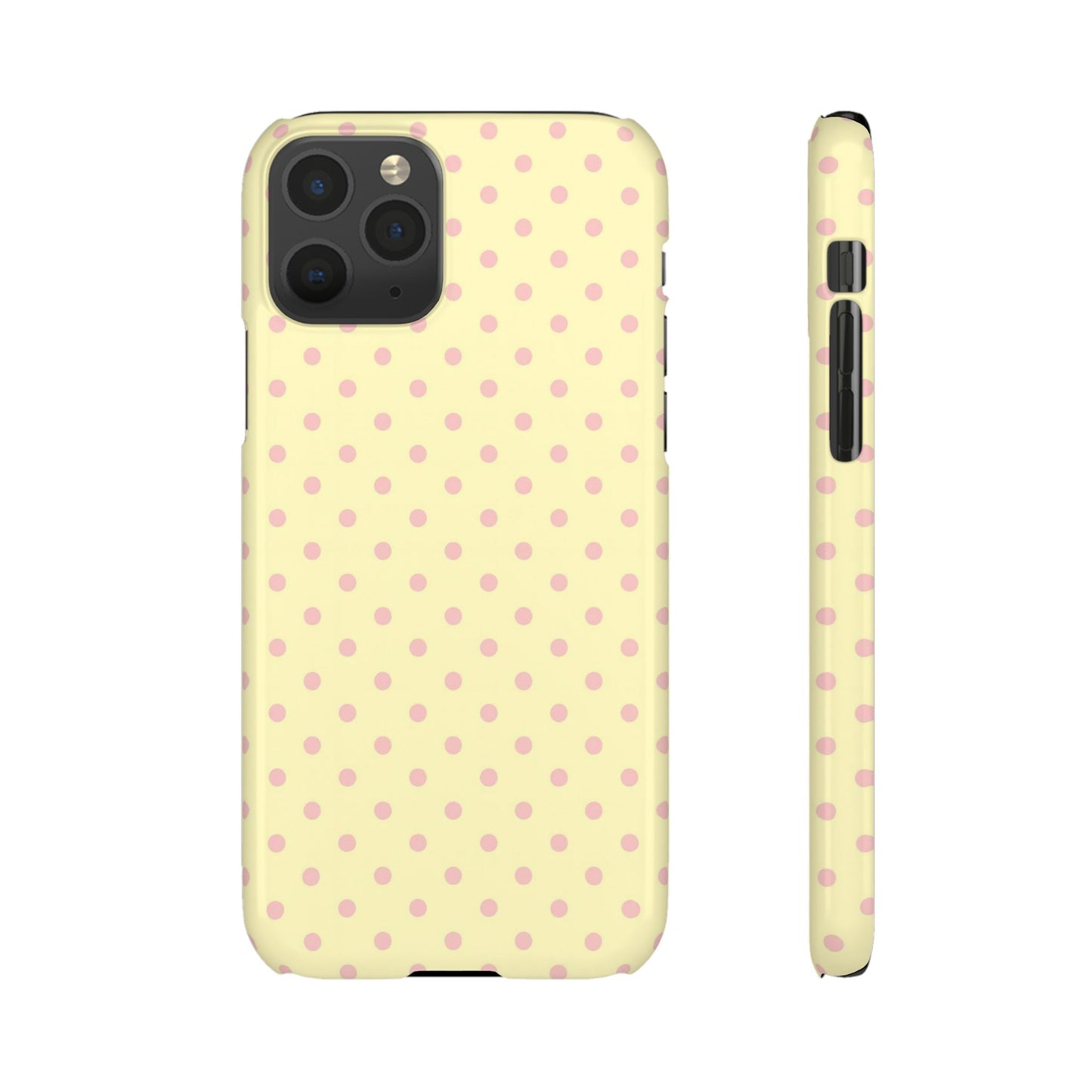Yellow-Pink Polka Dot Phone Case