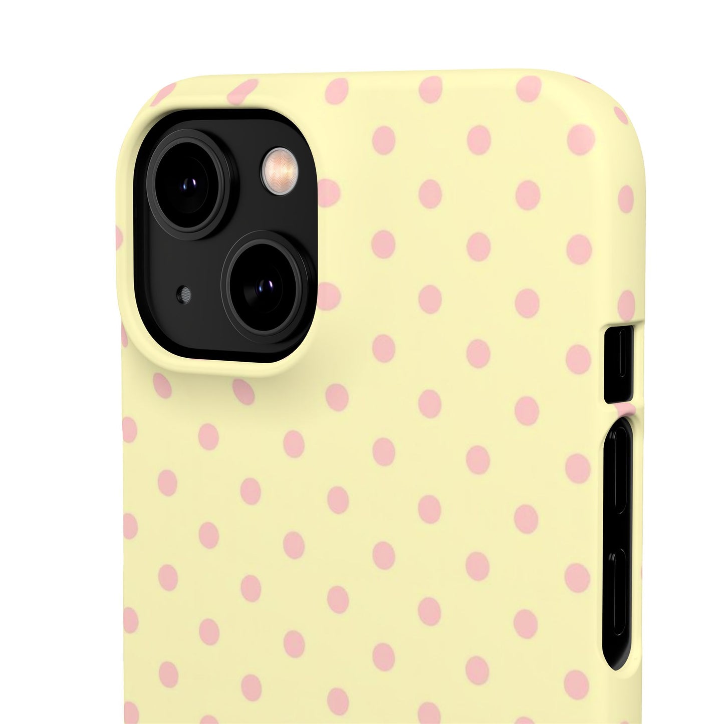 Yellow-Pink Polka Dot Phone Case