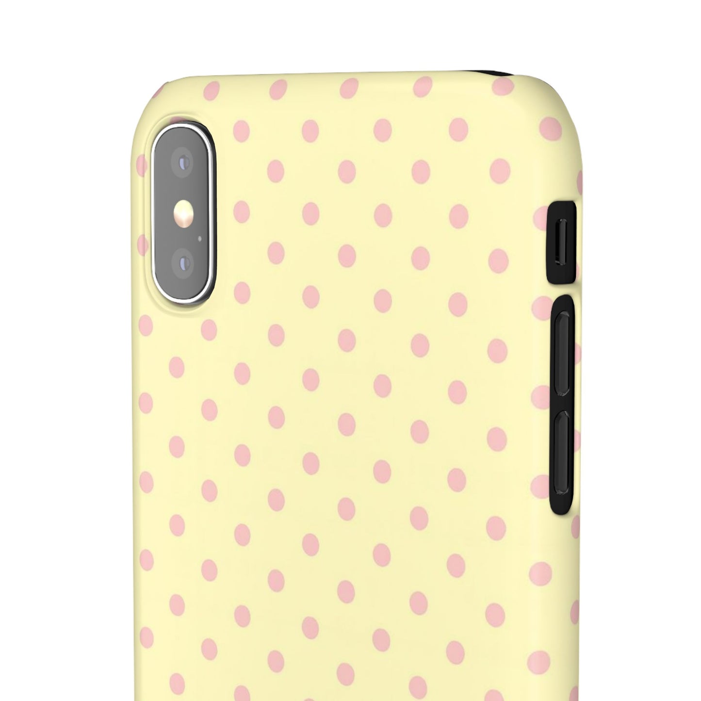 Yellow-Pink Polka Dot Phone Case
