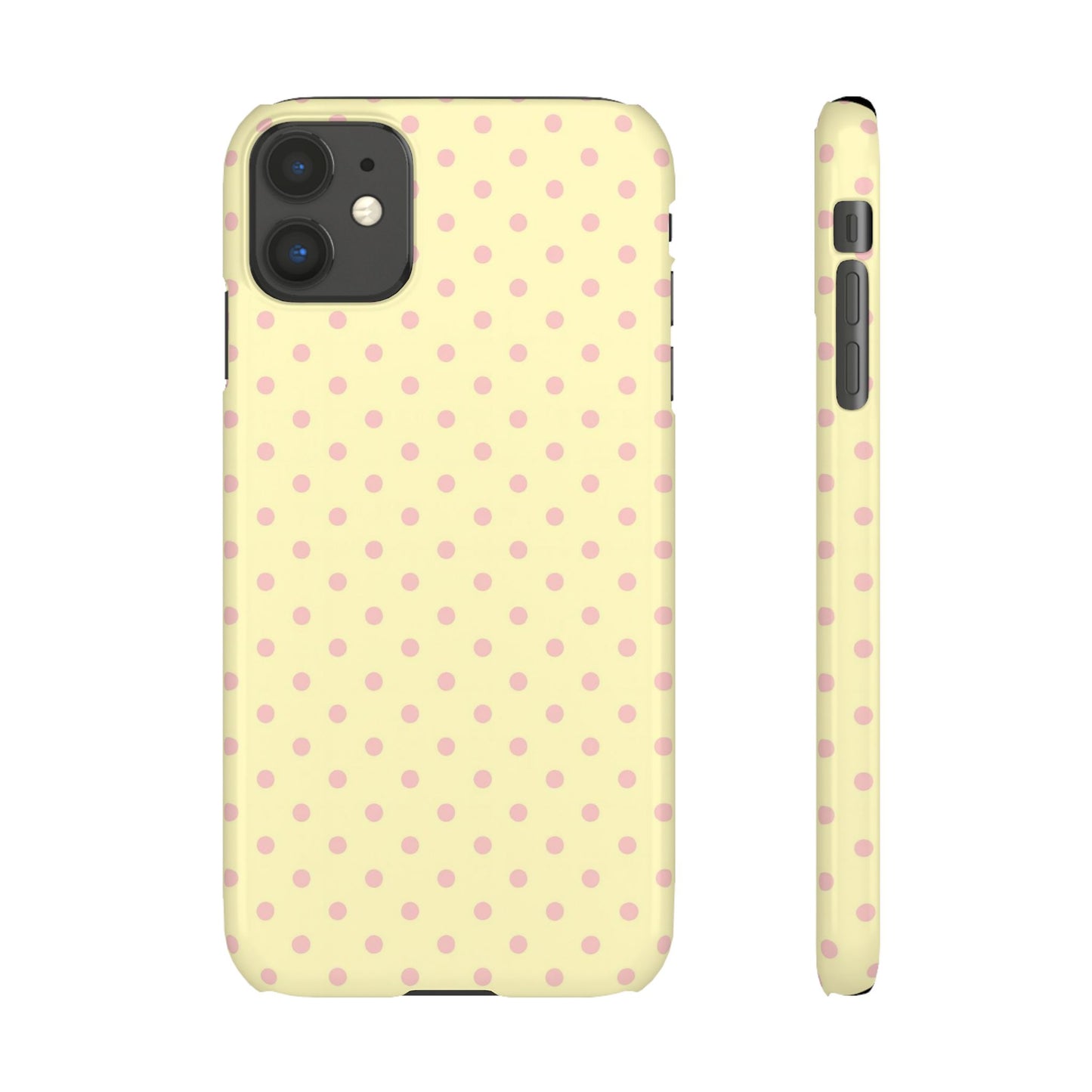 Yellow-Pink Polka Dot Phone Case
