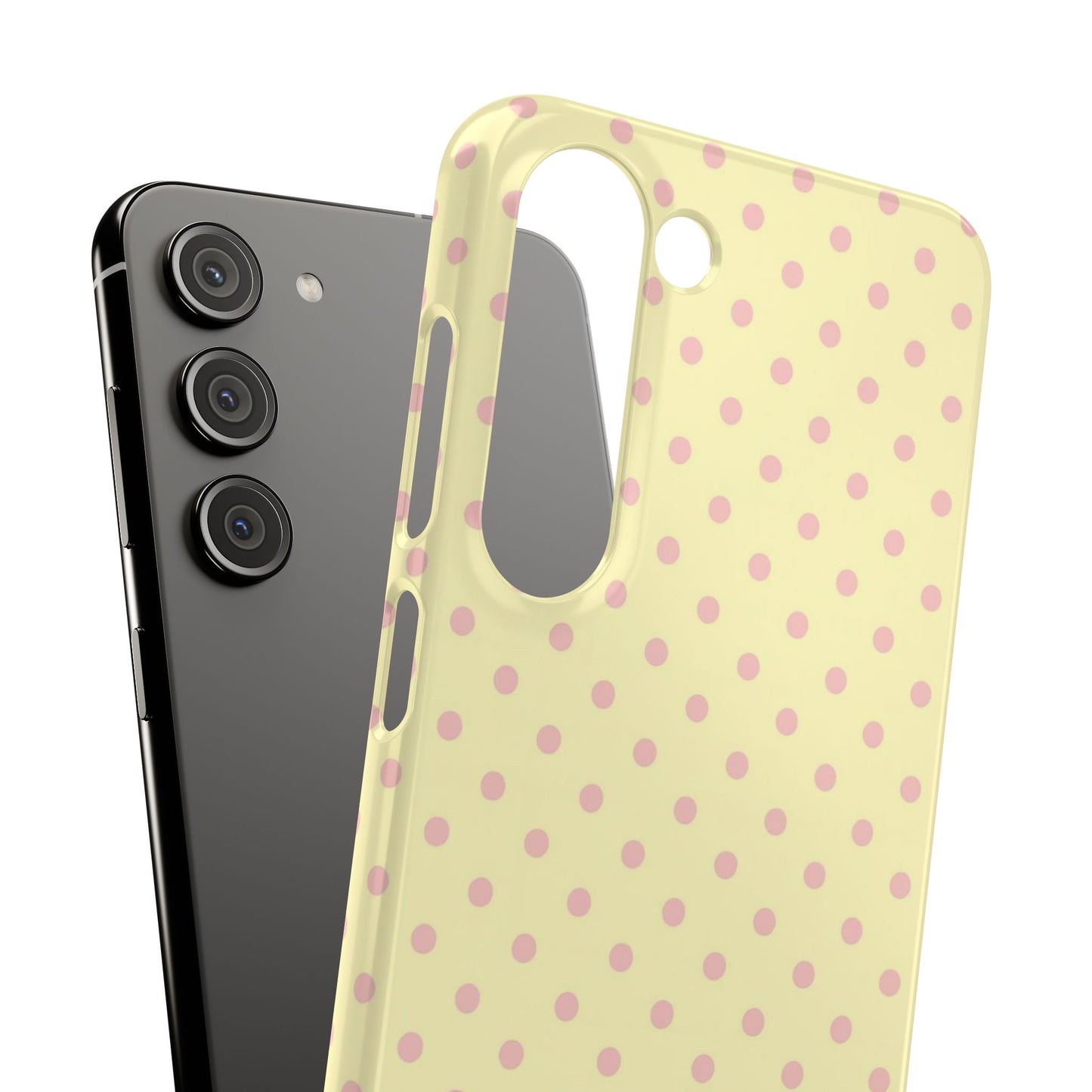 Yellow-Pink Polka Dot Phone Case