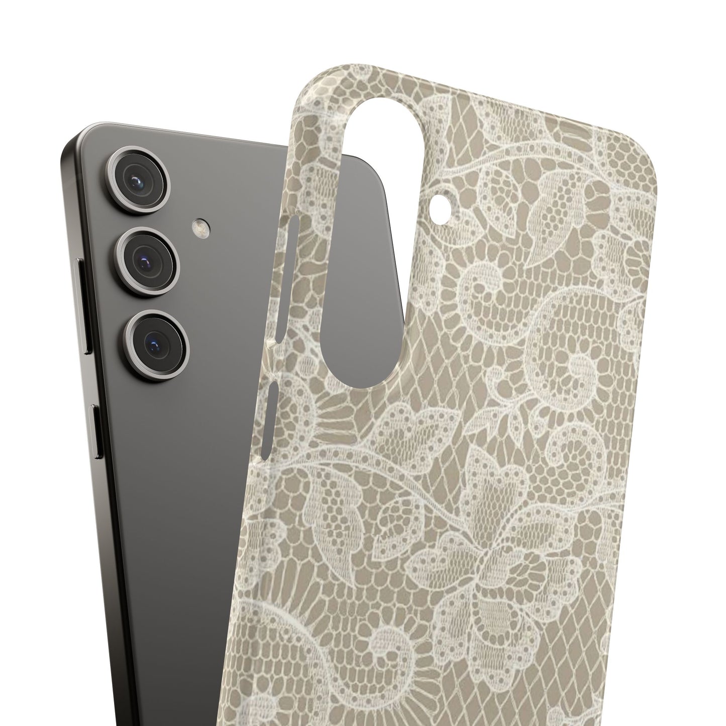 White Lace Phone Case