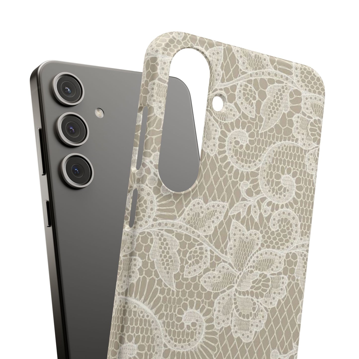 White Lace Phone Case