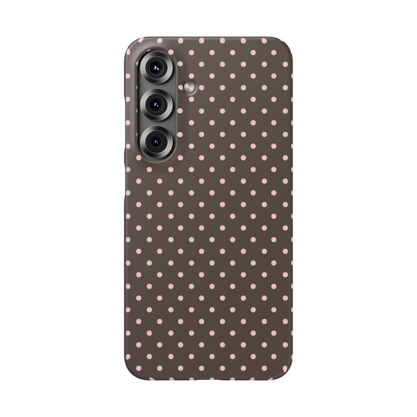 Pink-Brown Polka Dot Phone Case