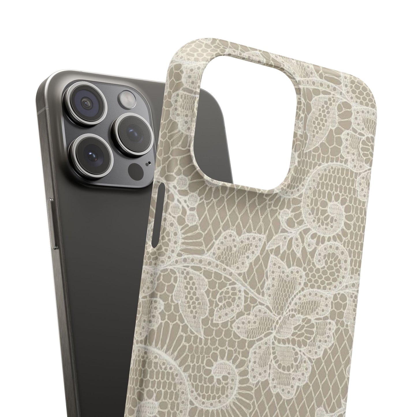 White Lace Phone Case