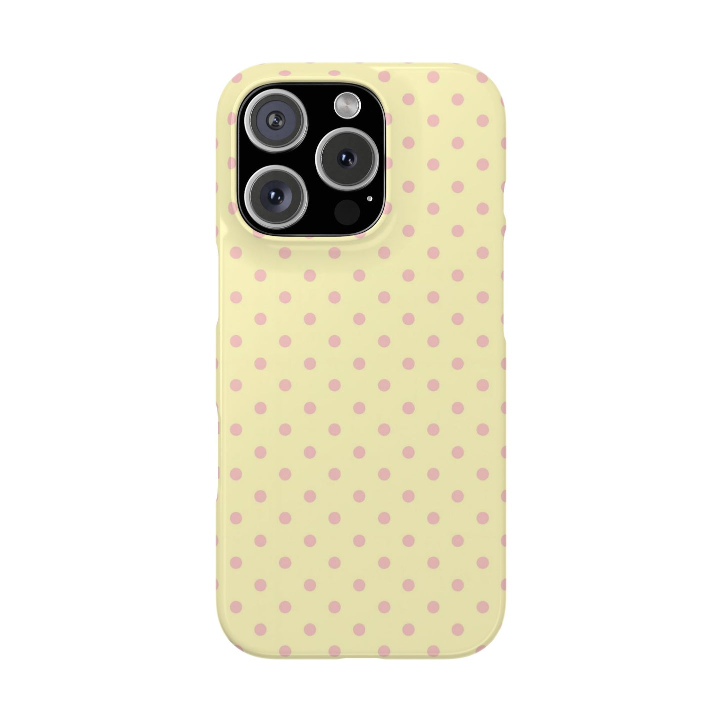 Yellow-Pink Polka Dot Phone Case