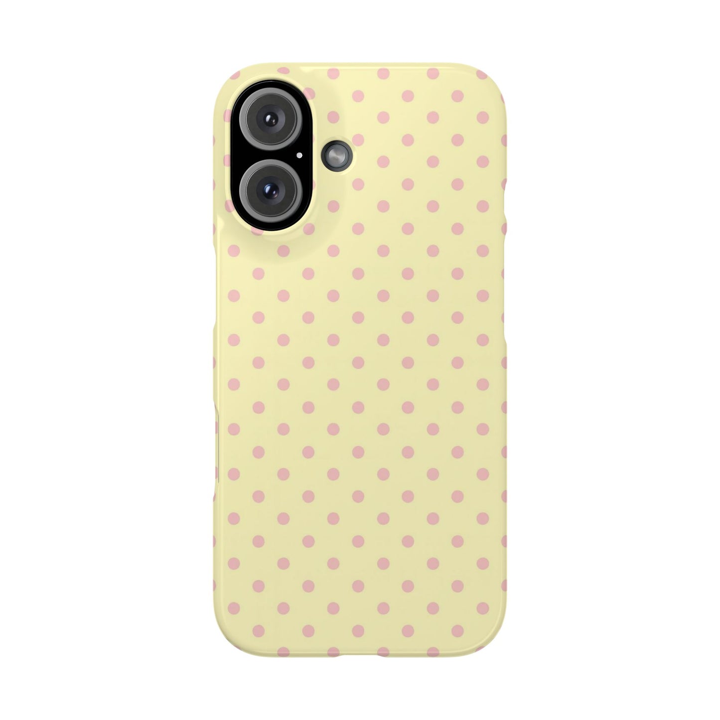 Yellow-Pink Polka Dot Phone Case