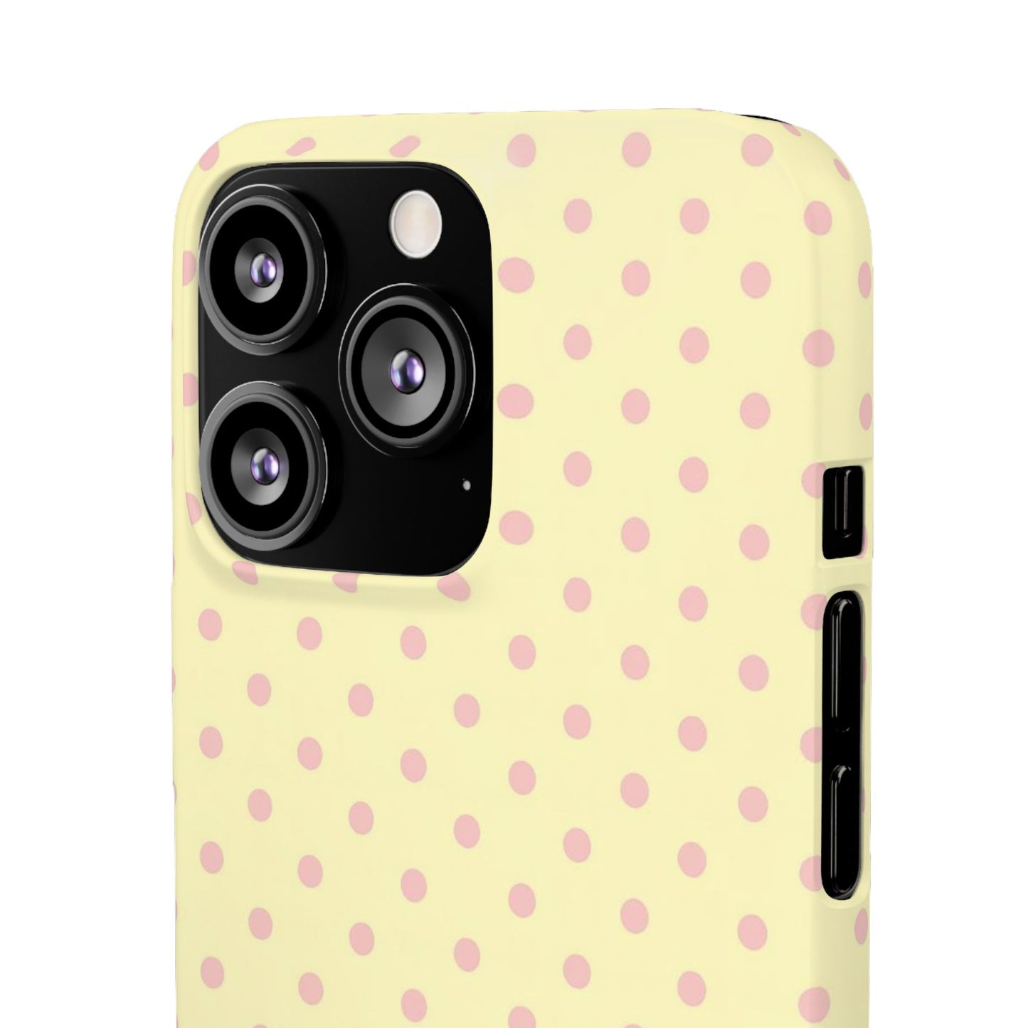 Yellow-Pink Polka Dot Phone Case