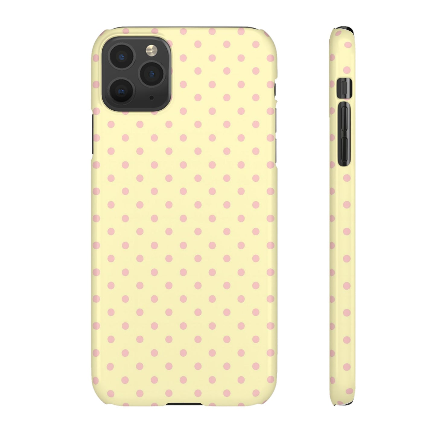 Yellow-Pink Polka Dot Phone Case