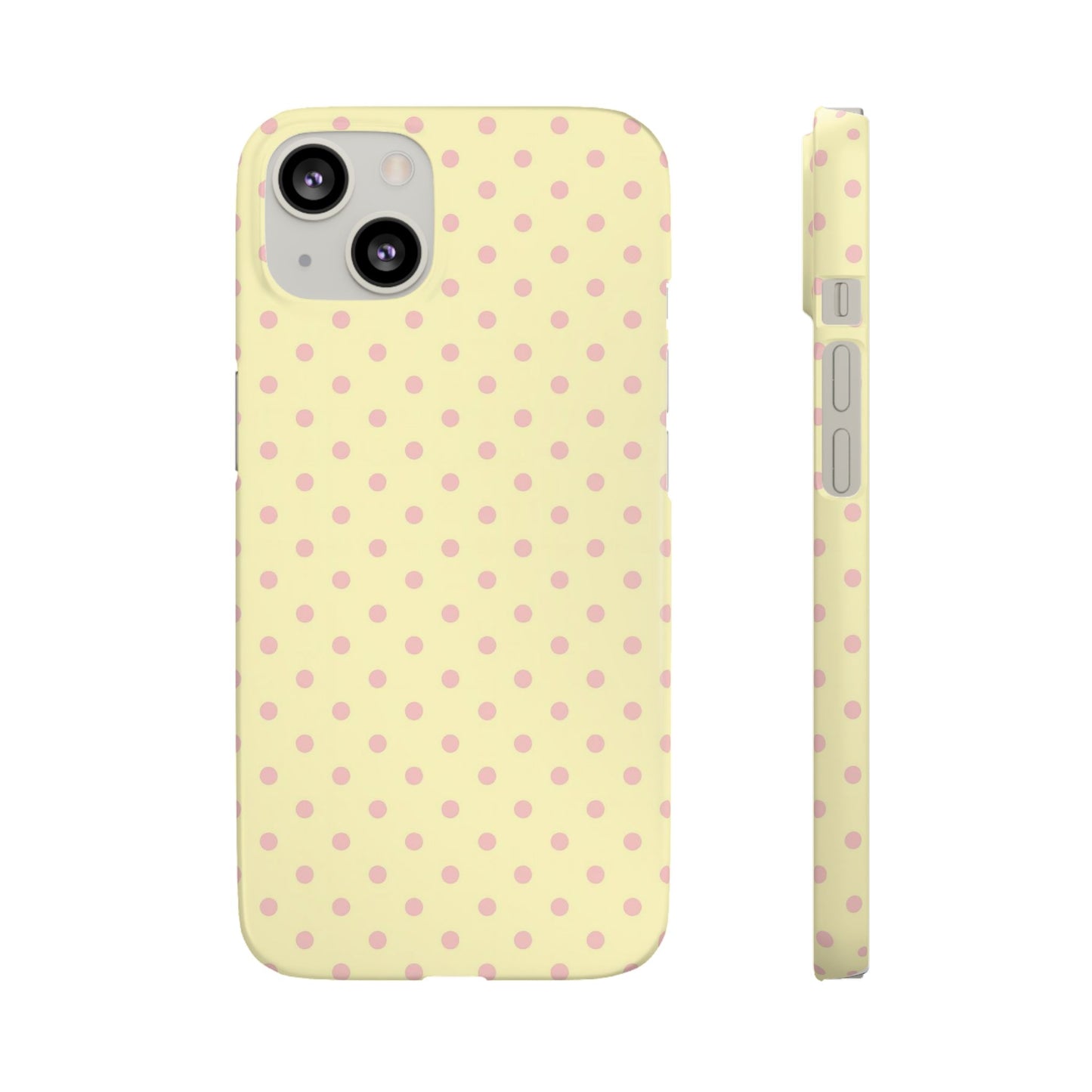 Yellow-Pink Polka Dot Phone Case