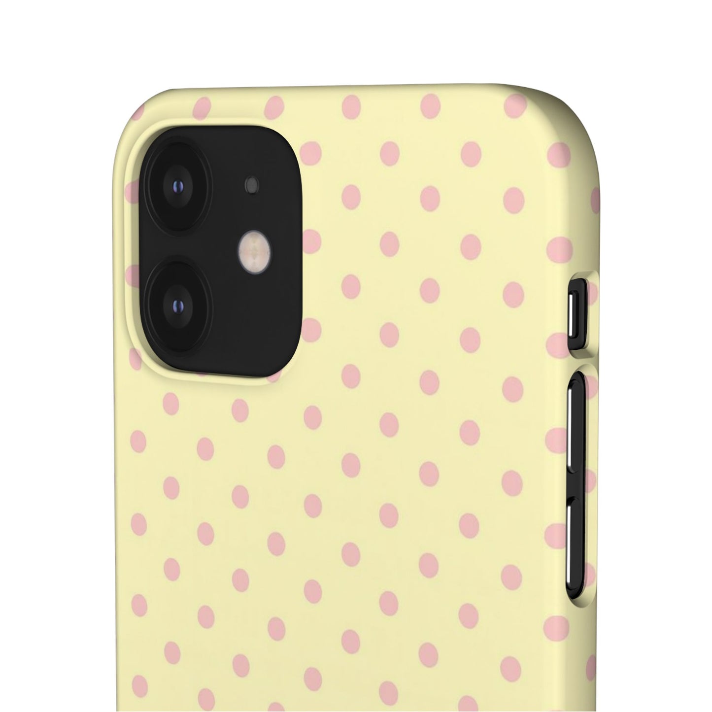 Yellow-Pink Polka Dot Phone Case