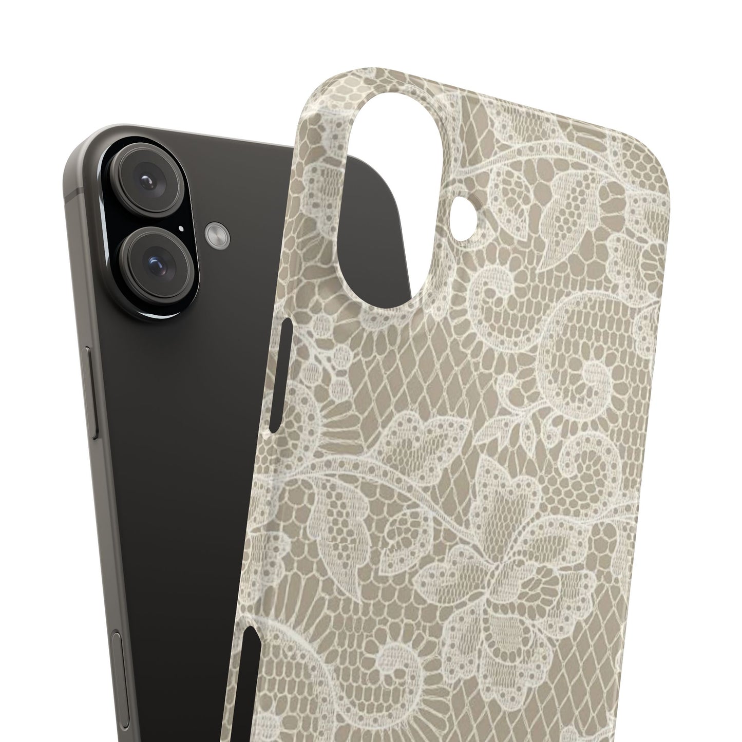 White Lace Phone Case