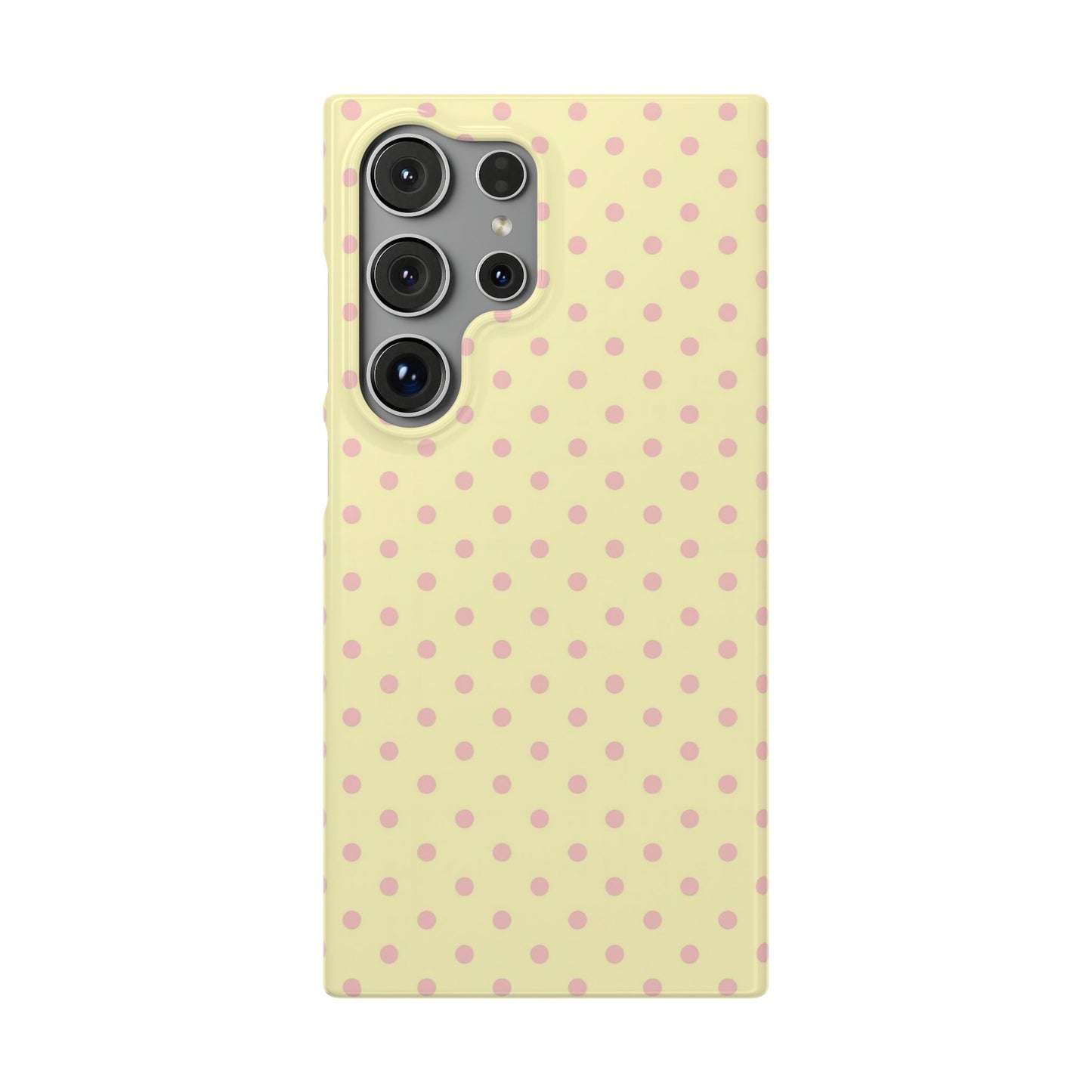 Yellow-Pink Polka Dot Phone Case