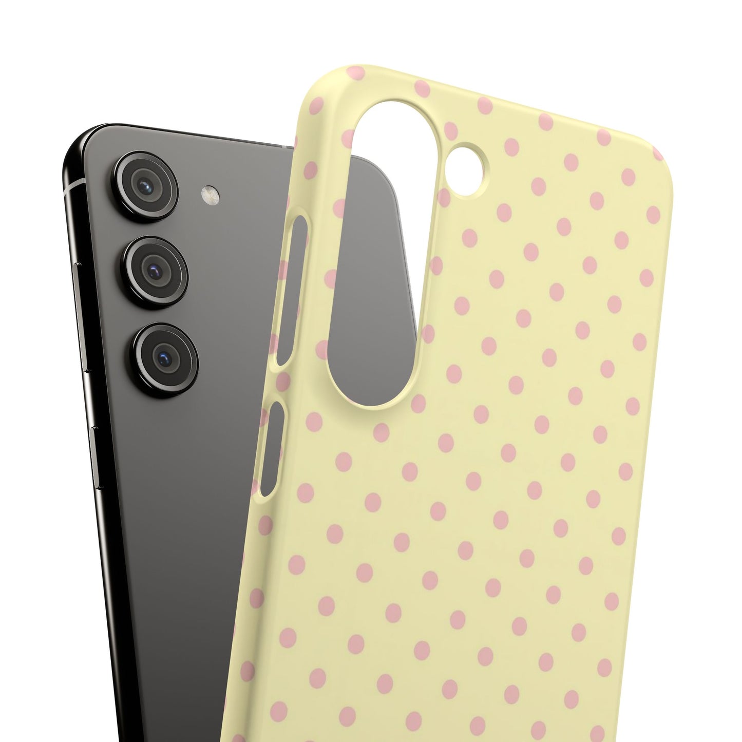 Yellow-Pink Polka Dot Phone Case