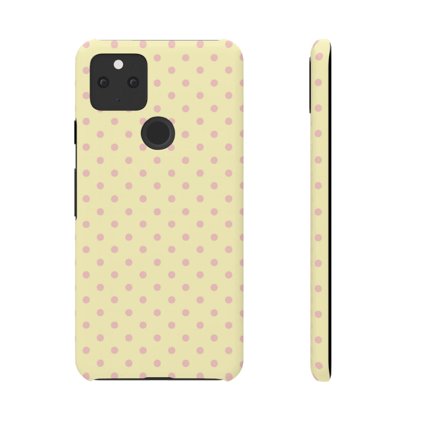 Yellow-Pink Polka Dot Phone Case