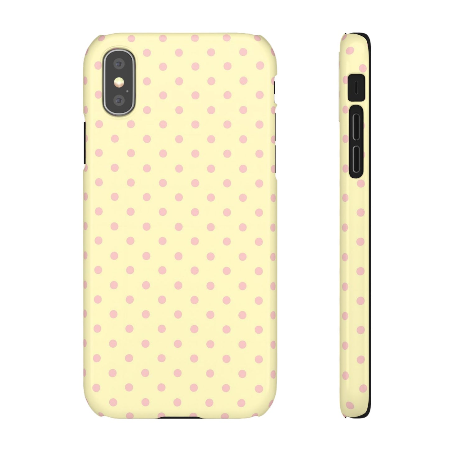 Yellow-Pink Polka Dot Phone Case