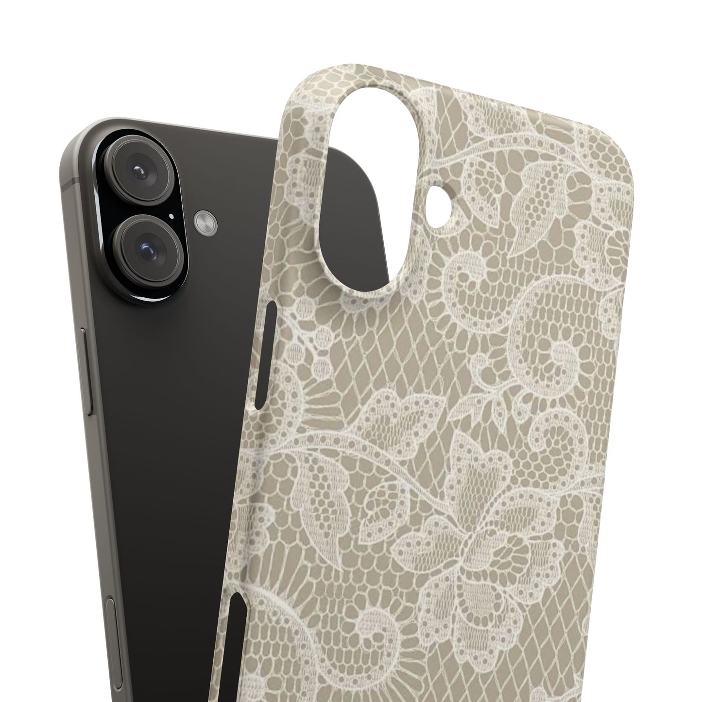 White Lace Phone Case