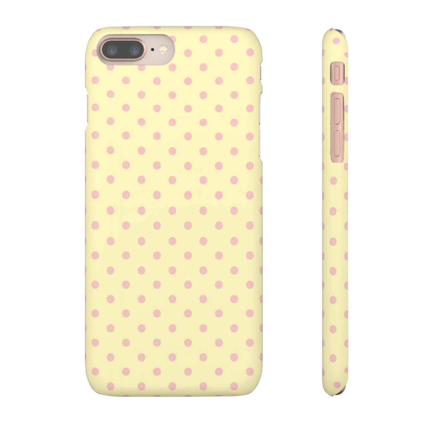 Yellow-Pink Polka Dot Phone Case