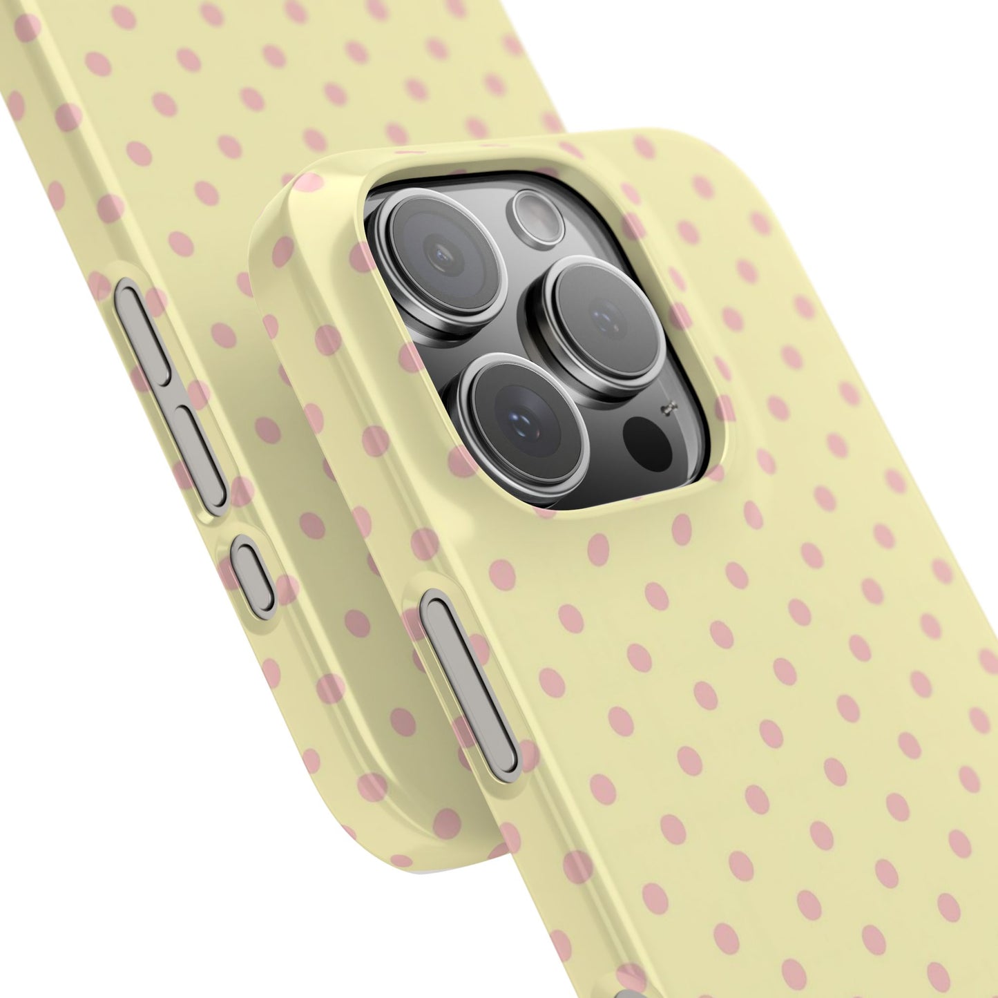 Yellow-Pink Polka Dot Phone Case