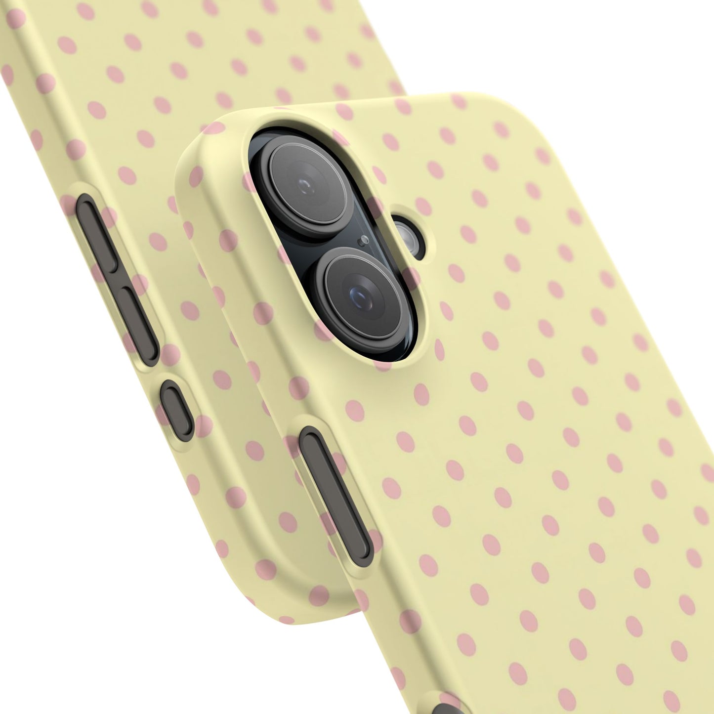 Yellow-Pink Polka Dot Phone Case