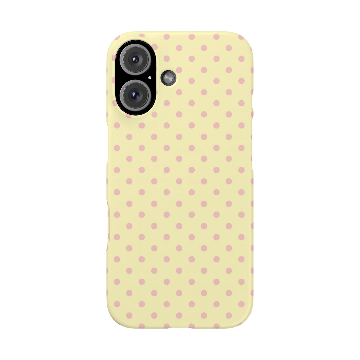 Yellow-Pink Polka Dot Phone Case