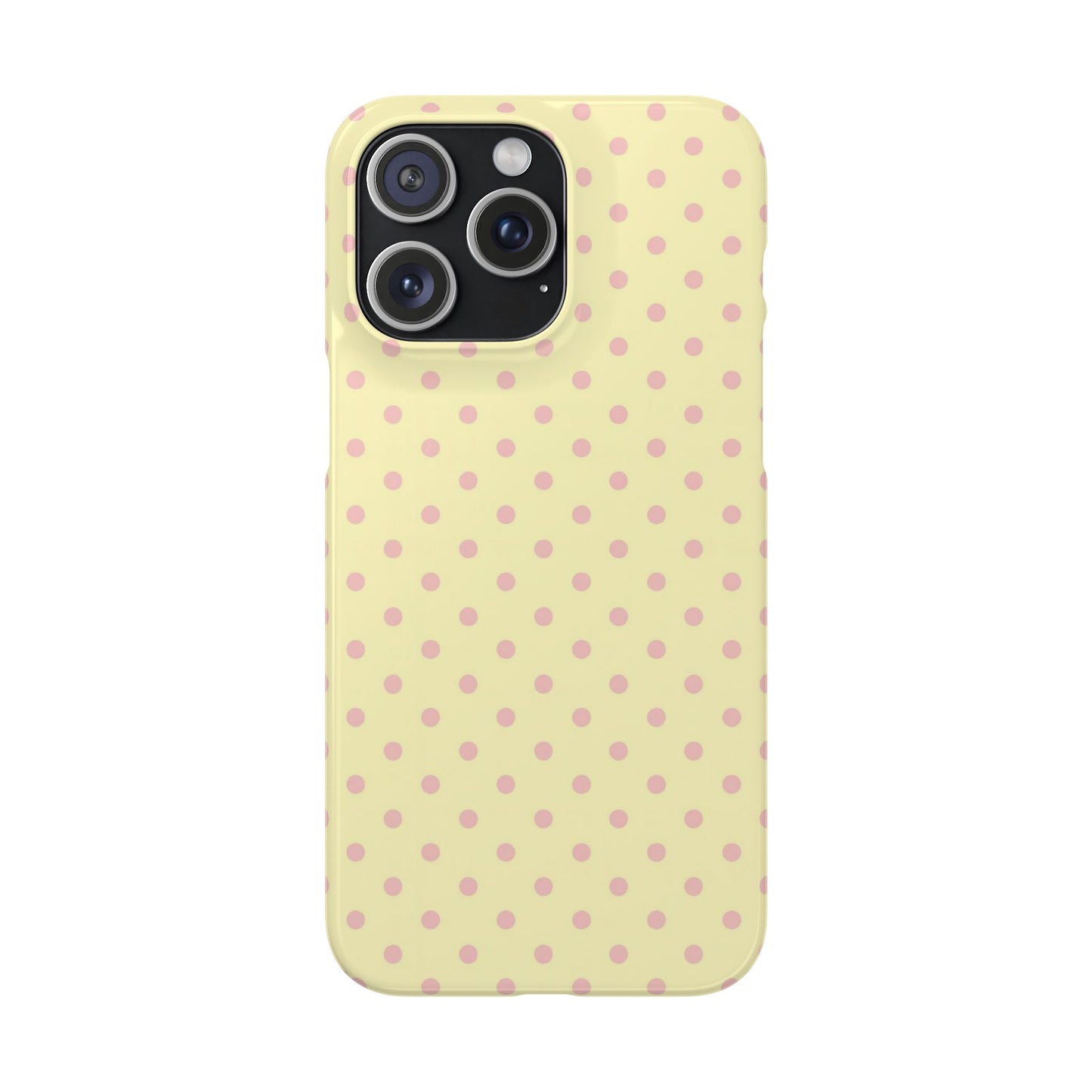 Yellow-Pink Polka Dot Phone Case