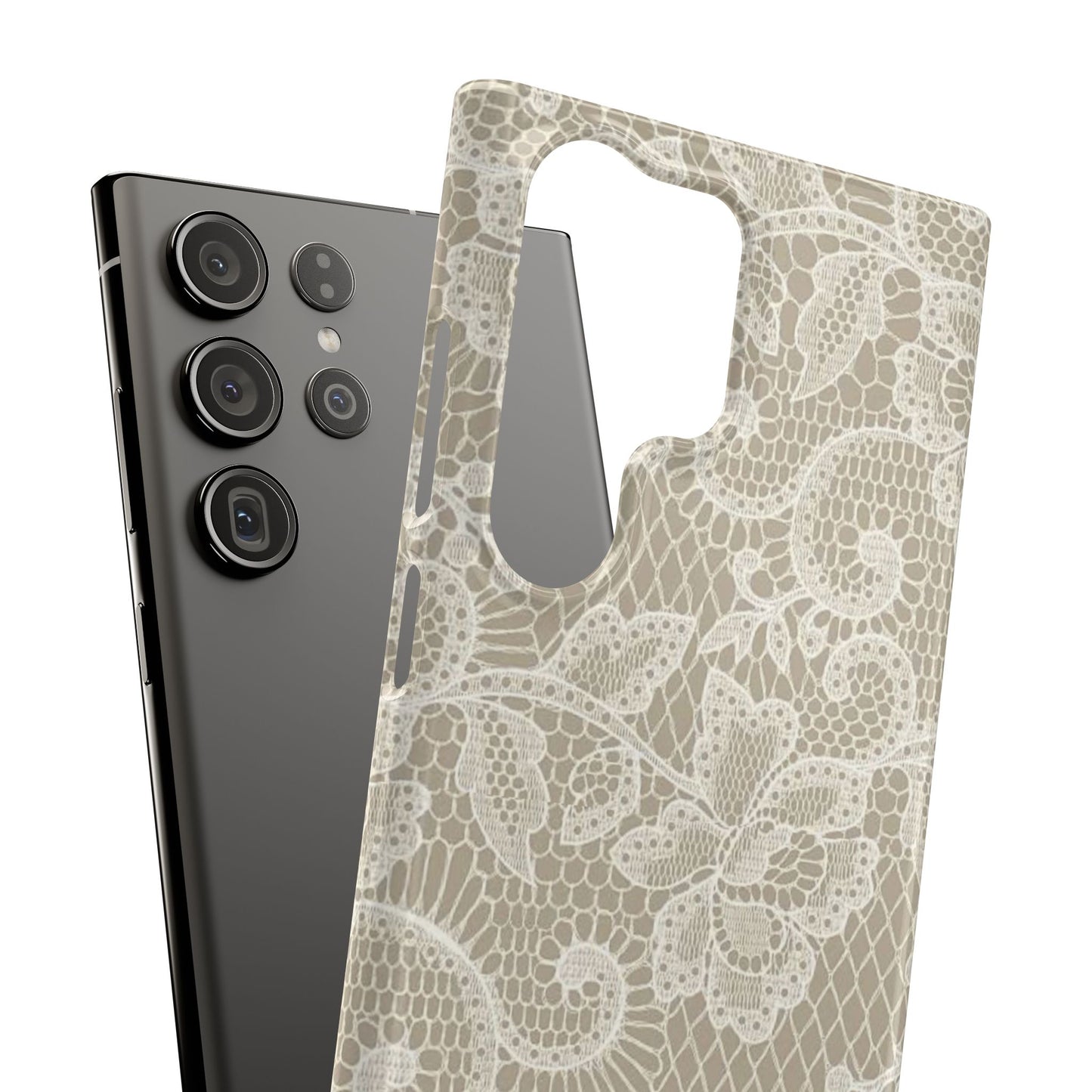 White Lace Phone Case