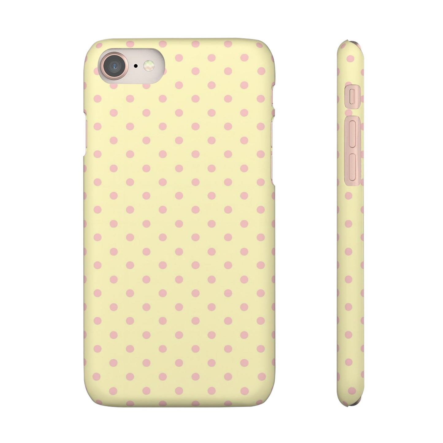 Yellow-Pink Polka Dot Phone Case