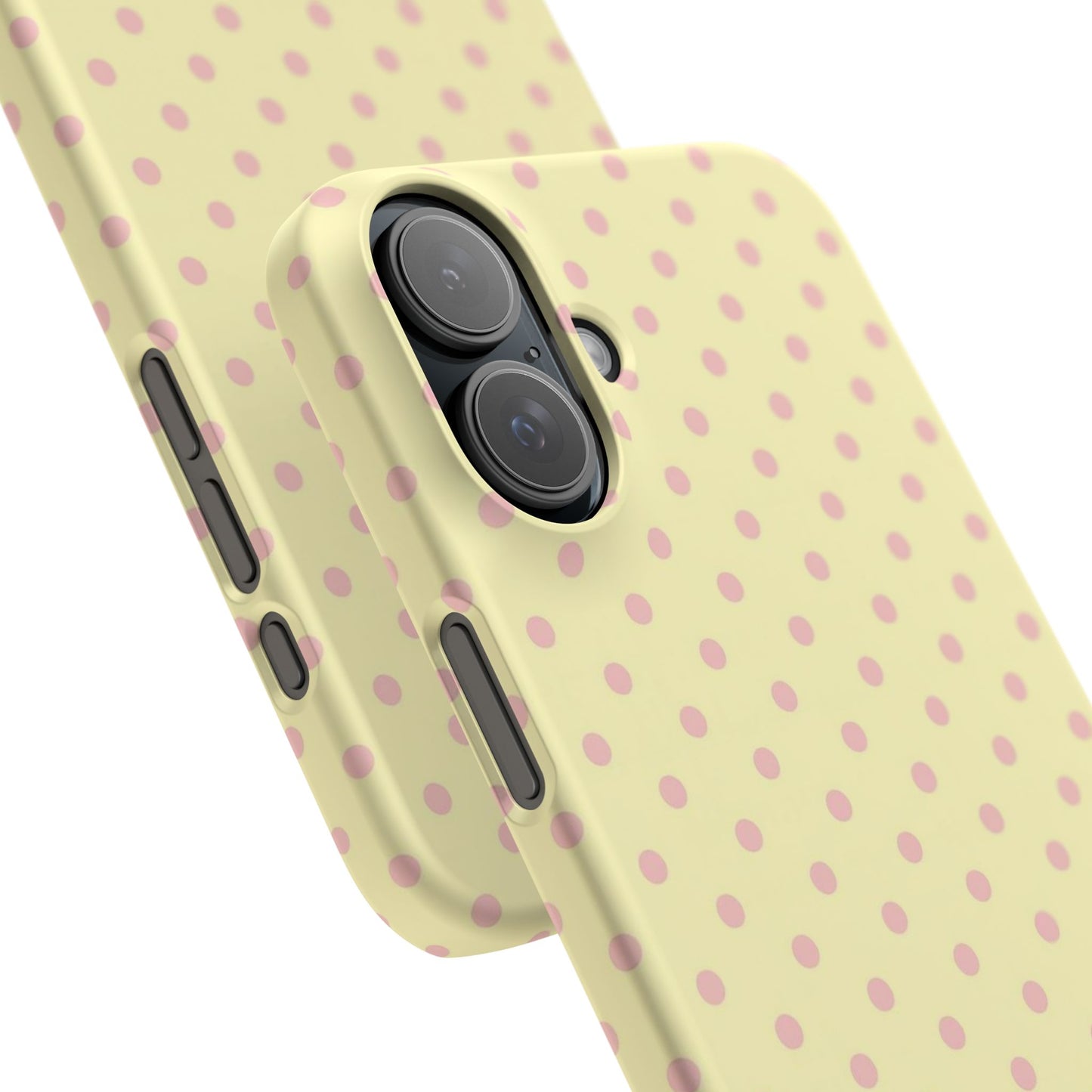 Yellow-Pink Polka Dot Phone Case