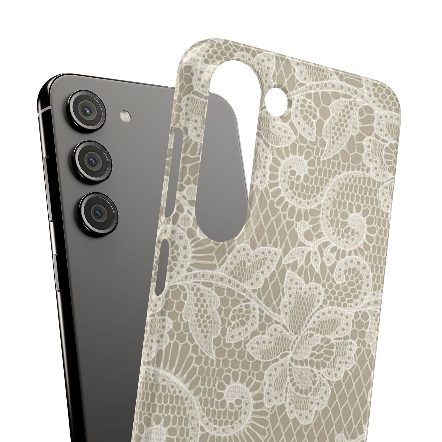 White Lace Phone Case