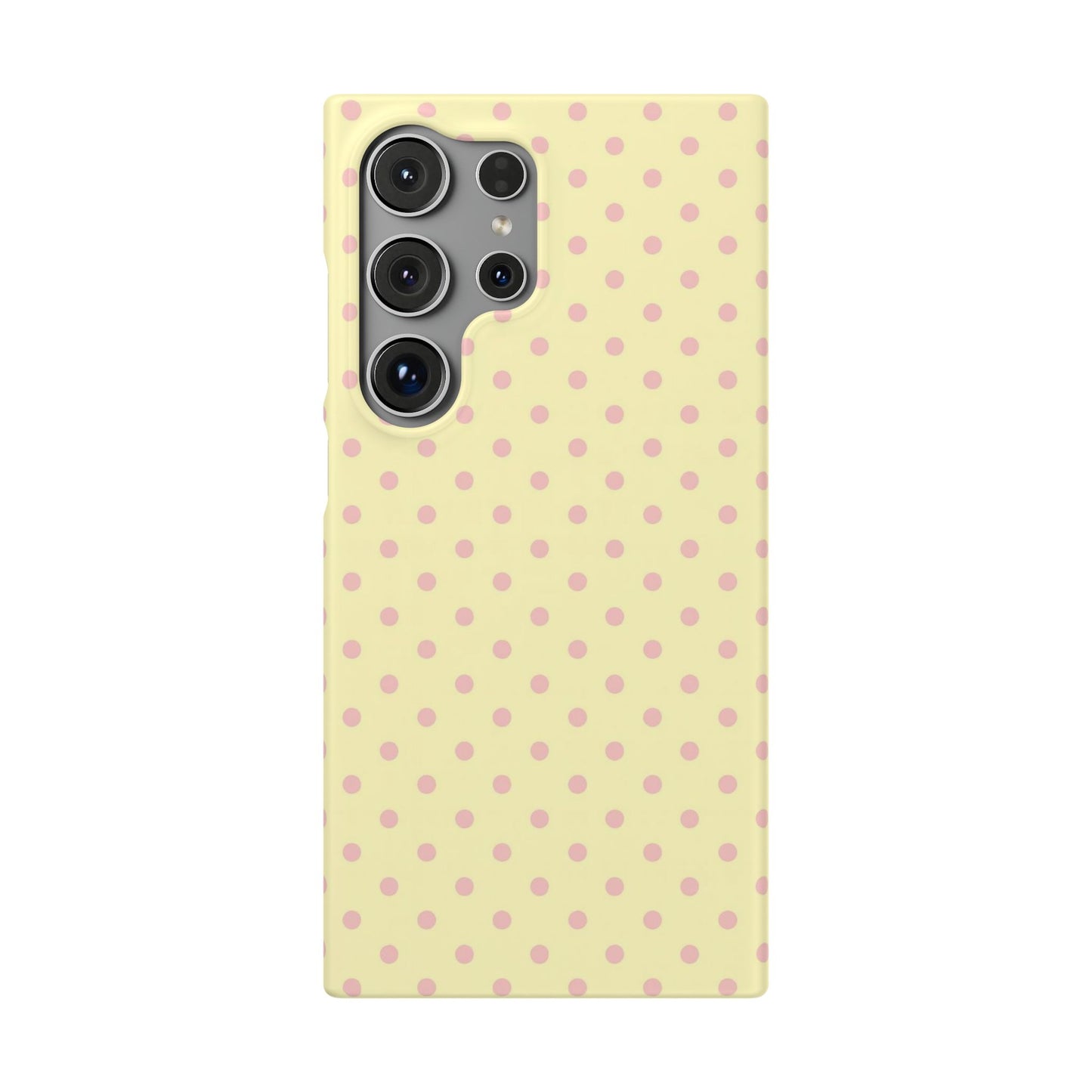 Yellow-Pink Polka Dot Phone Case