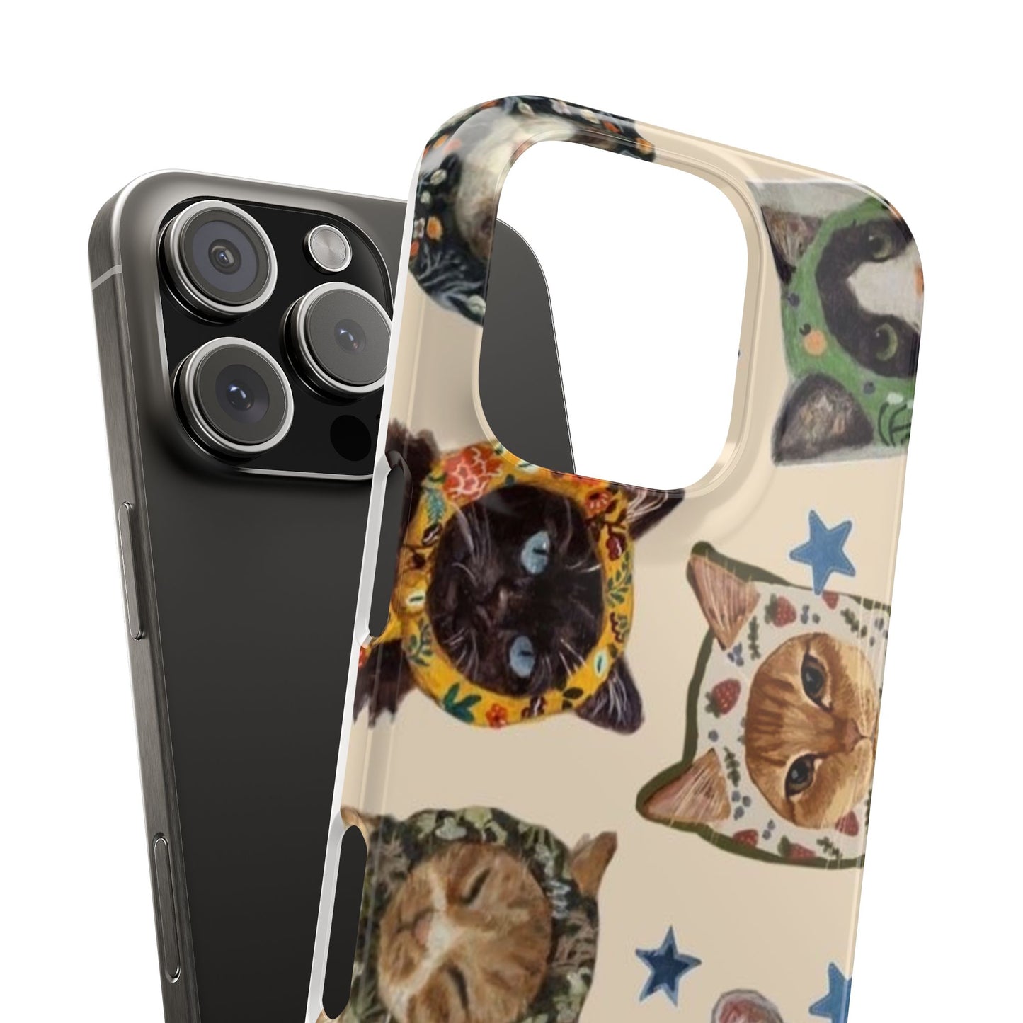 ‘Peeking Cats’ Phone Case
