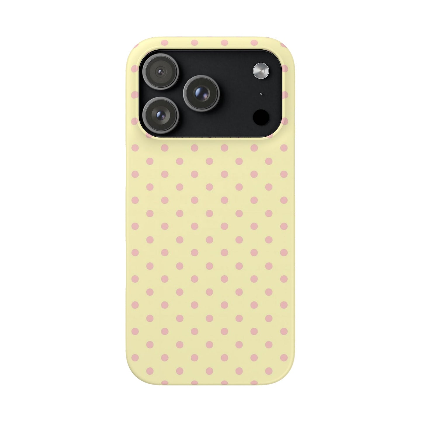 Yellow-Pink Polka Dot Phone Case