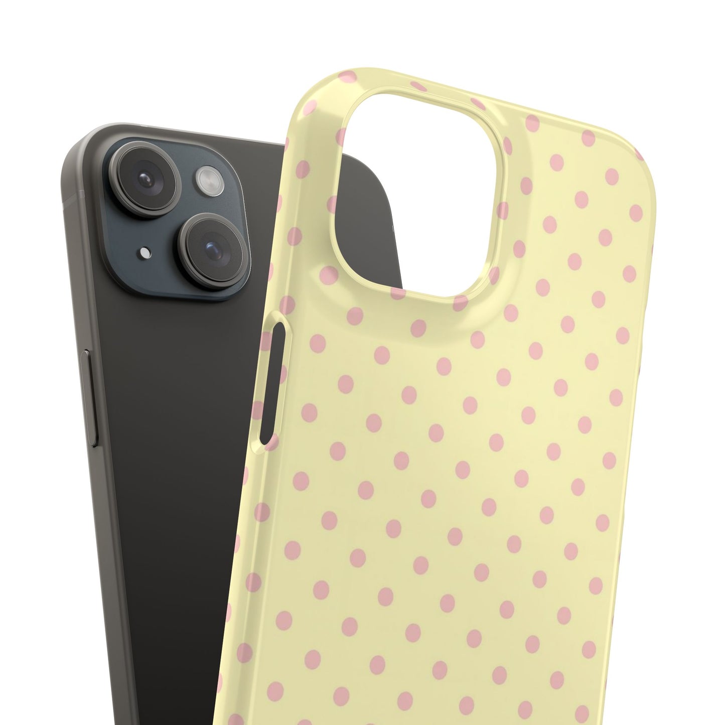 Yellow-Pink Polka Dot Phone Case