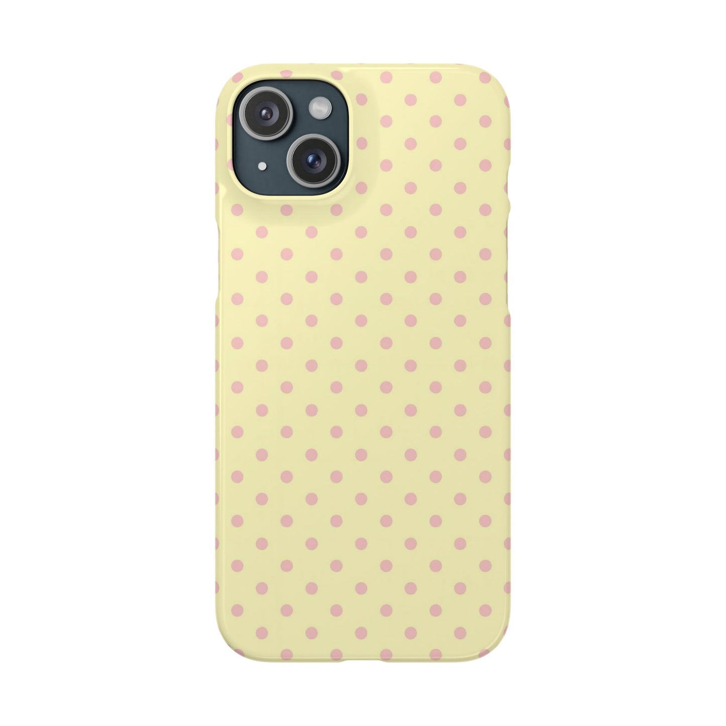 Yellow-Pink Polka Dot Phone Case
