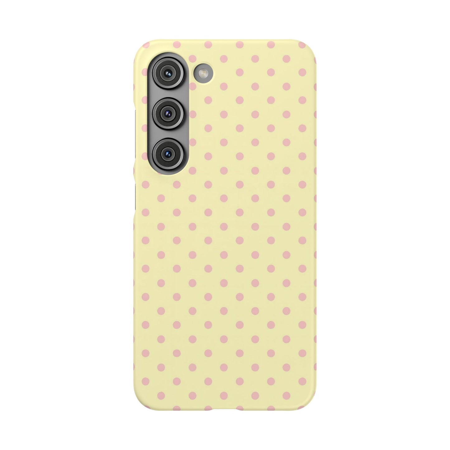 Yellow-Pink Polka Dot Phone Case