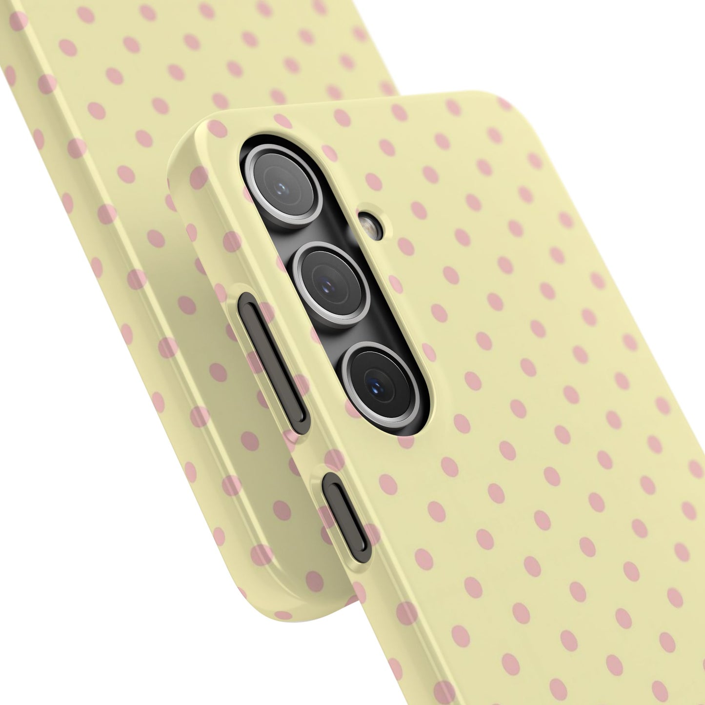 Yellow-Pink Polka Dot Phone Case