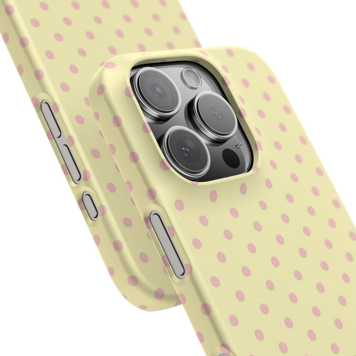 Yellow-Pink Polka Dot Phone Case