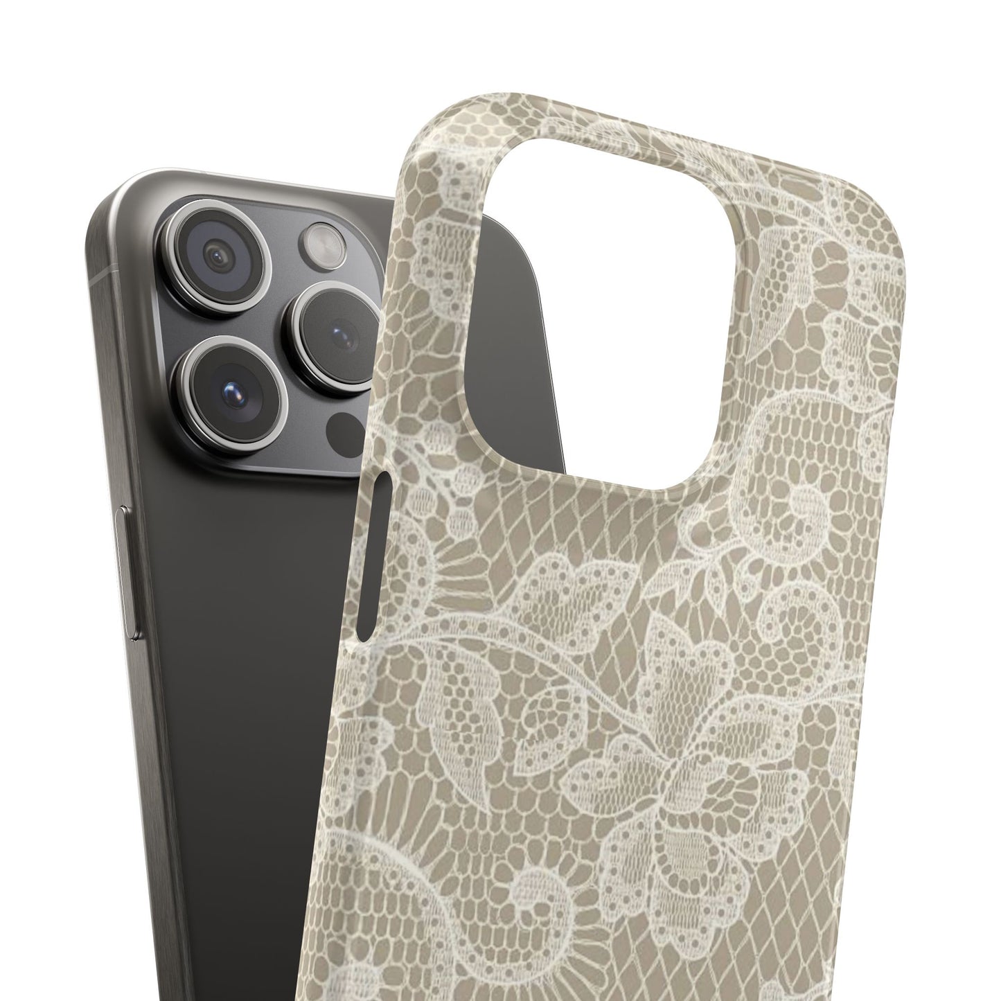 White Lace Phone Case