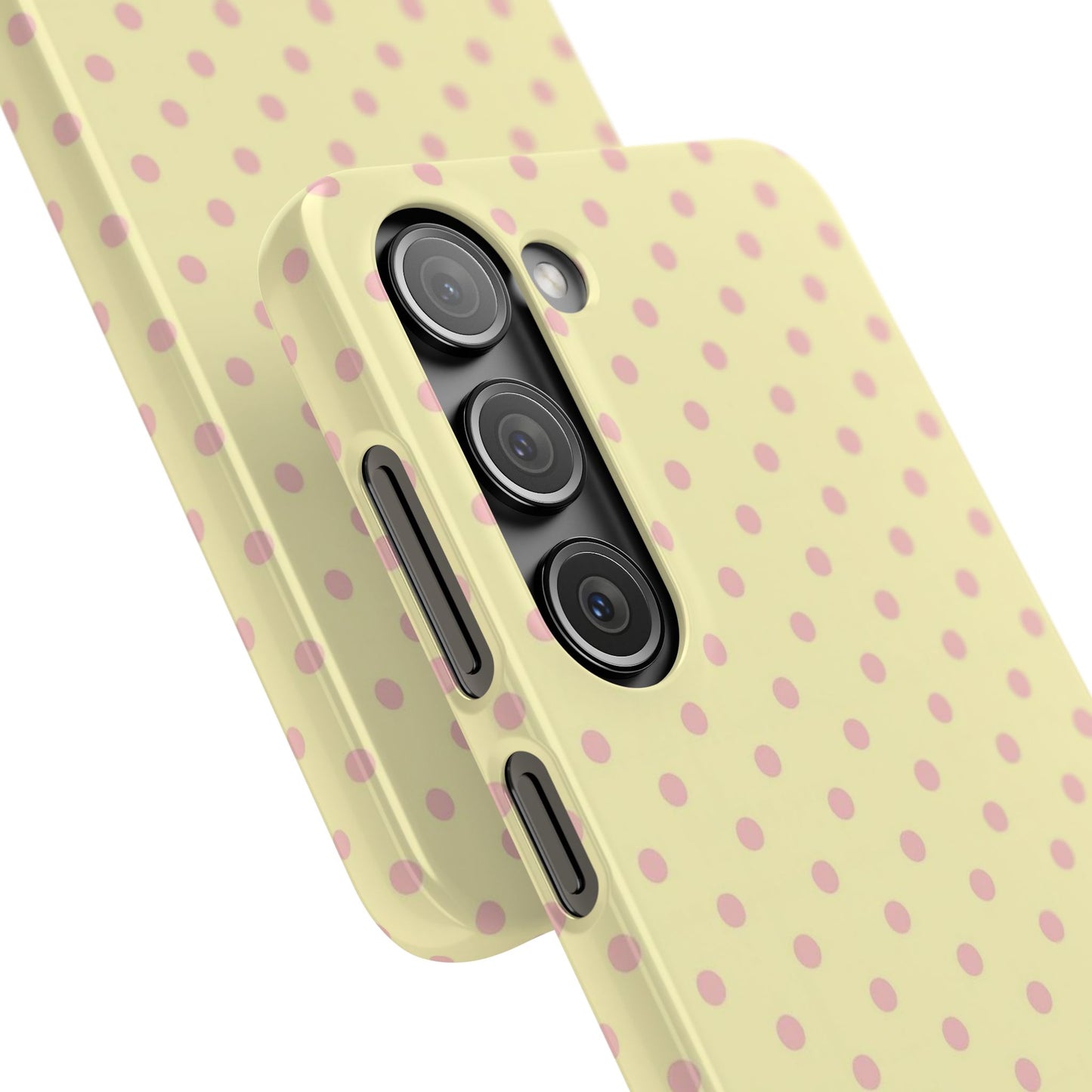 Yellow-Pink Polka Dot Phone Case