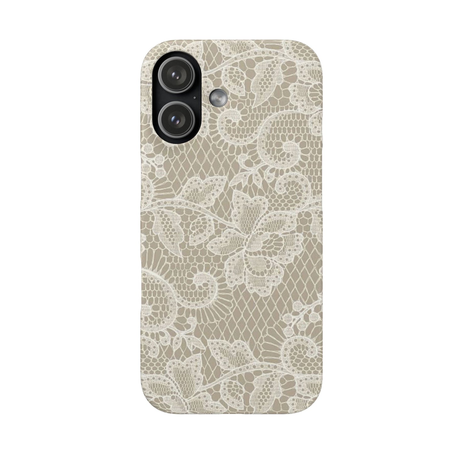 White Lace Phone Case